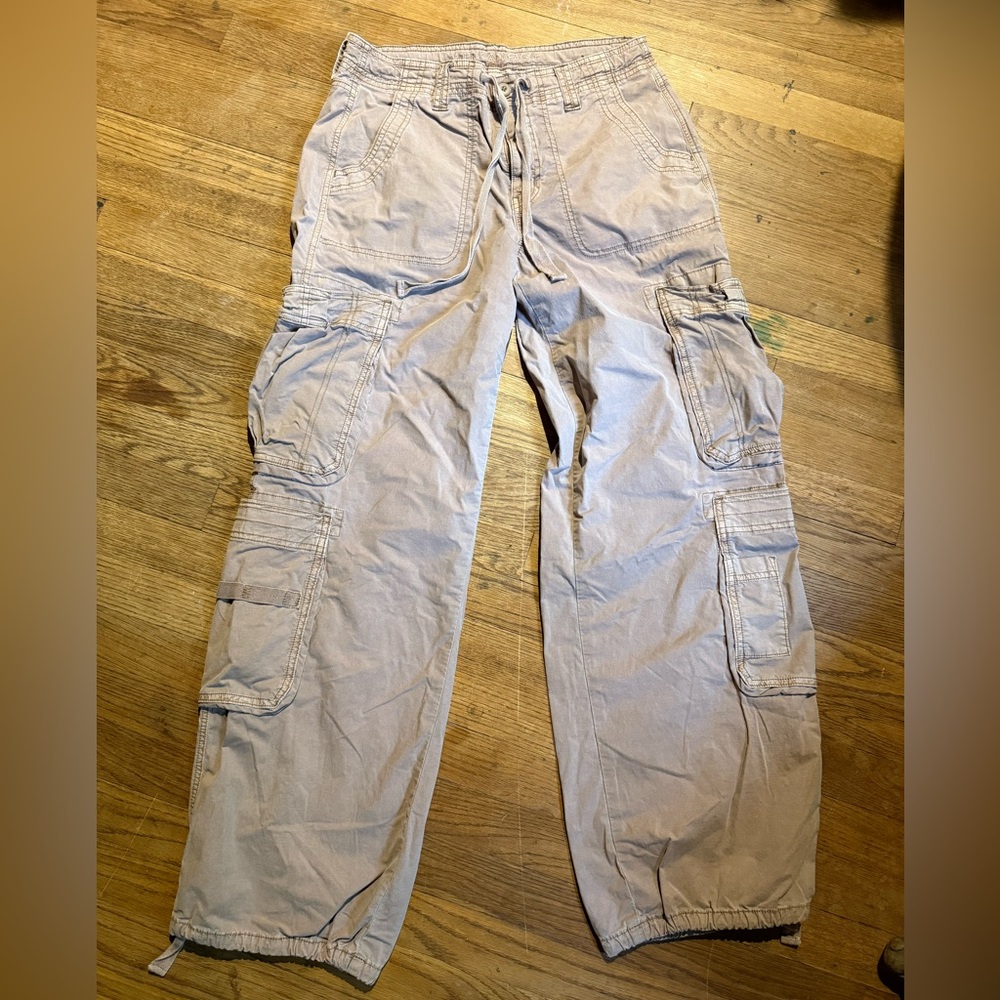 American Eagle Outfitters Tan Cargo Pants